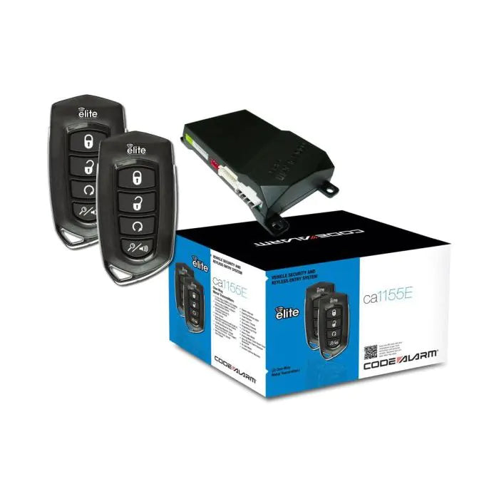 Code Alarms CA1155E 1-Way Car Alarm with Built in Digital Tilt/Shock Sensor