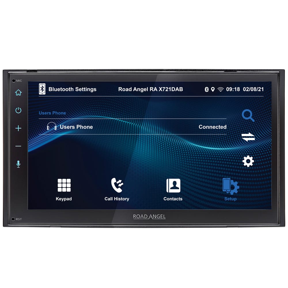 Road Angel RA-X621BT 7" Touchscreen Double Din Car Play/ Android Auto Stereo