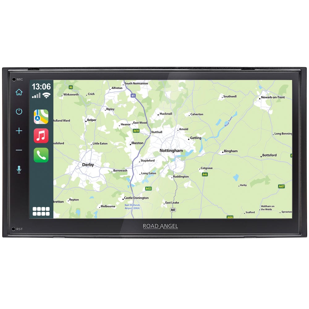 Road Angel RA-X621BT 7" Touchscreen Double Din Car Play/ Android Auto Stereo