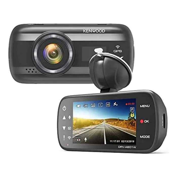 Kenwood DRV-A601W - 4K DashCam with built-in Wireless LAN & GPS