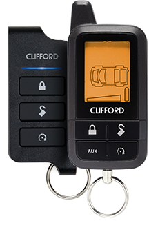 Clifford 3305X - 2-Way Car Alarm DoubleGuard® Shock Sensor Security