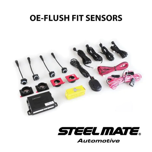 Steelmate Dual Purpose 4 Sensor Front or Rear OE Flush Parking Sensor Kit