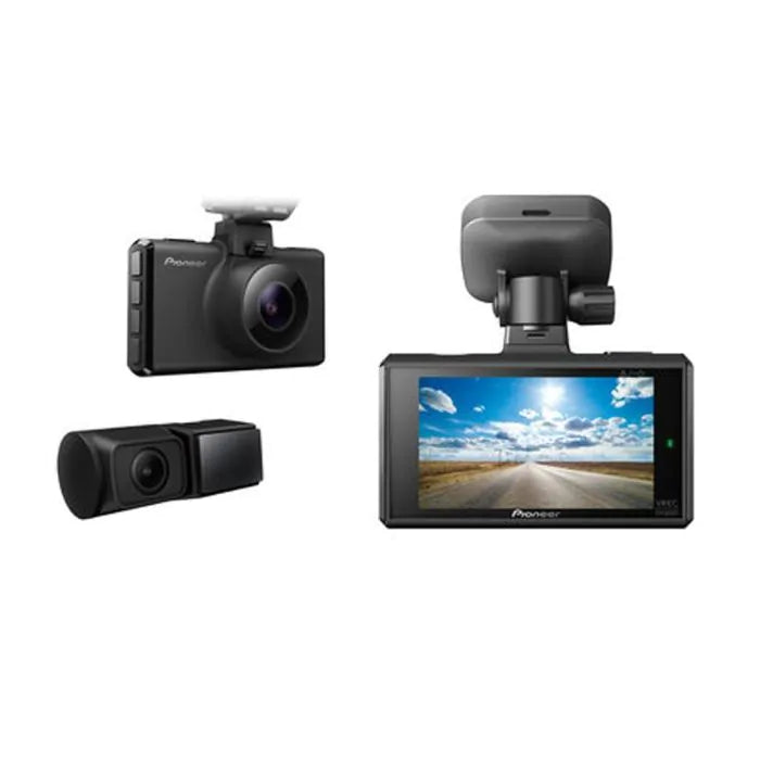 Pioneer VREC-DH300D 2-Ch (Front & Rear) Dash Camera GPS 16GB SD