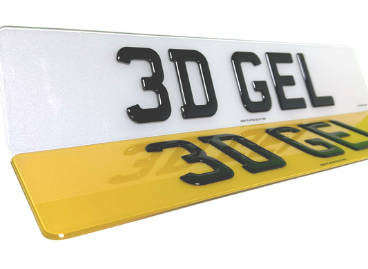 3D Number plate