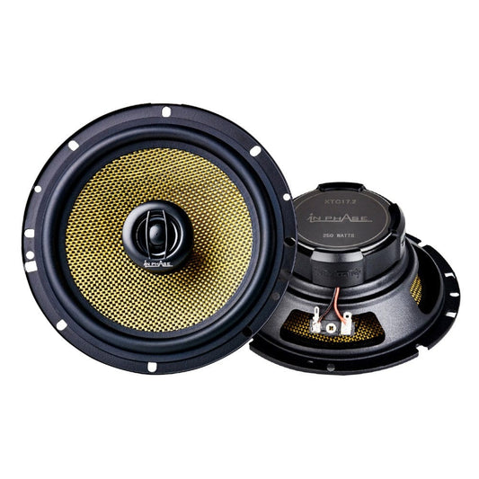 In Phase XTC17.2 17cm 250 Watts 2-Way Rotary Tweeter Car Door/Shelf Speakers