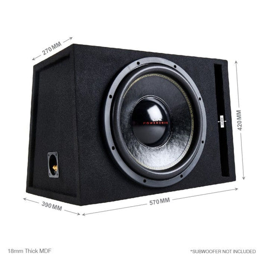 In Phase BX12PL 12" Slot Ported Subwoofer Enclosure