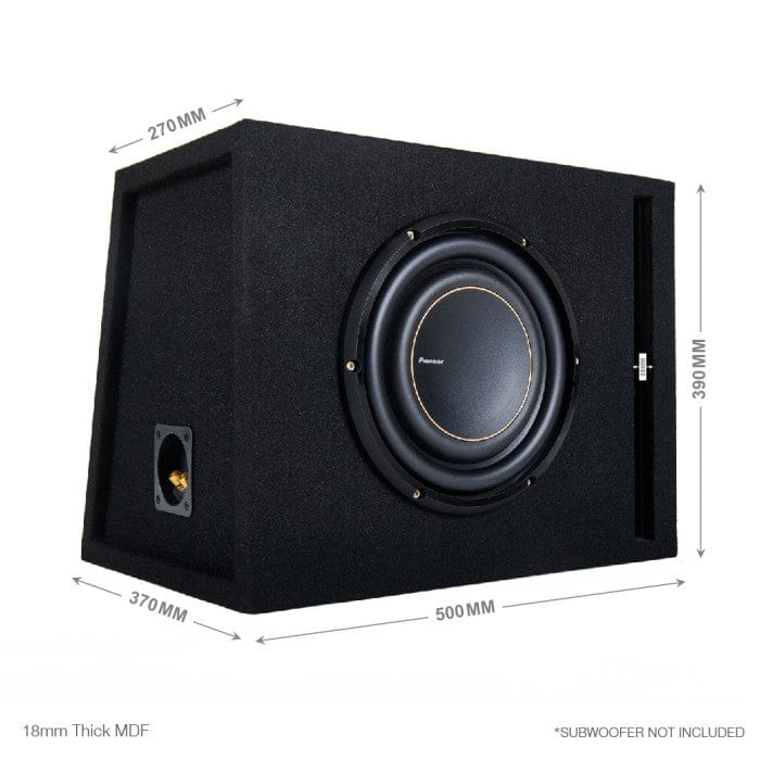 In Phase BX10PL 10" Slot Ported Subwoofer Enclosure