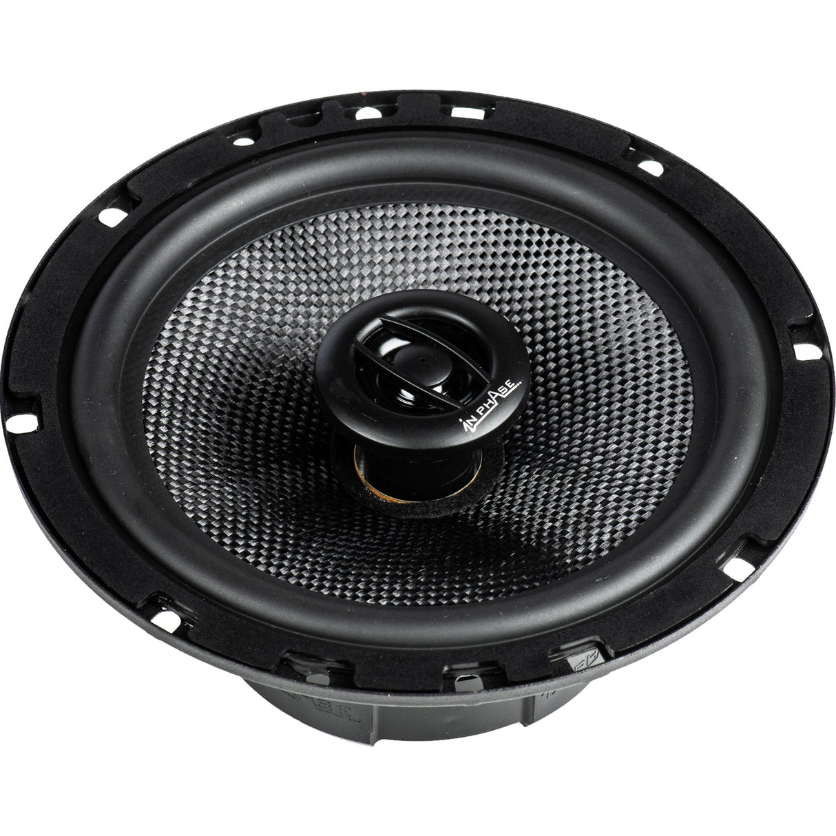 In Phase XTC17.2CF 320 Watts 17cm 2-Way Rotary Tweeter Car Door/Shelf Speakers