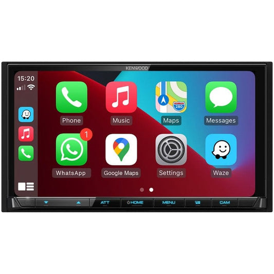 Kenwood DMX-8021DABS 7" Touchscreen Stereo with DAB Bluetooth Apple Car Play and Android Auto