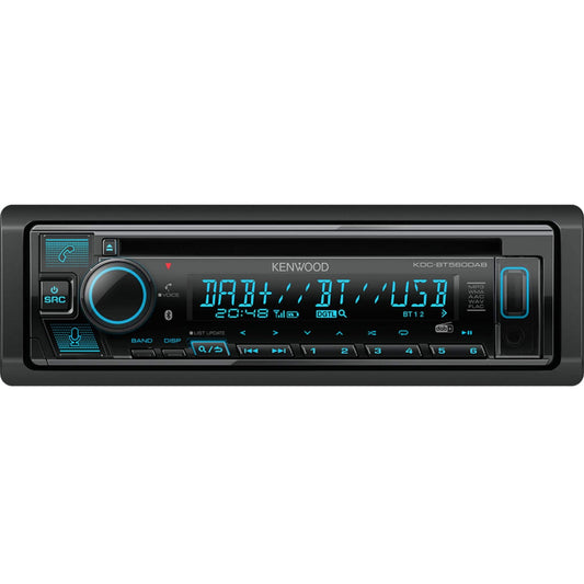 Kenwood KDC-BT560DAB CD Receiver with Bluetooth & DAB+ Radio Alexa