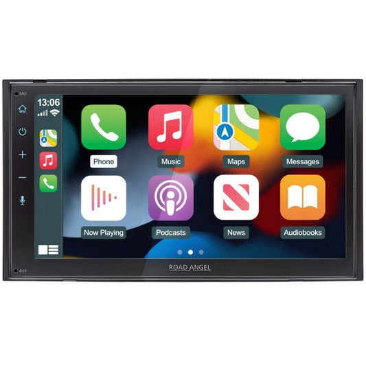 Road Angel RA-X621BT 7" Touchscreen Double Din Car Play/ Android Auto Stereo